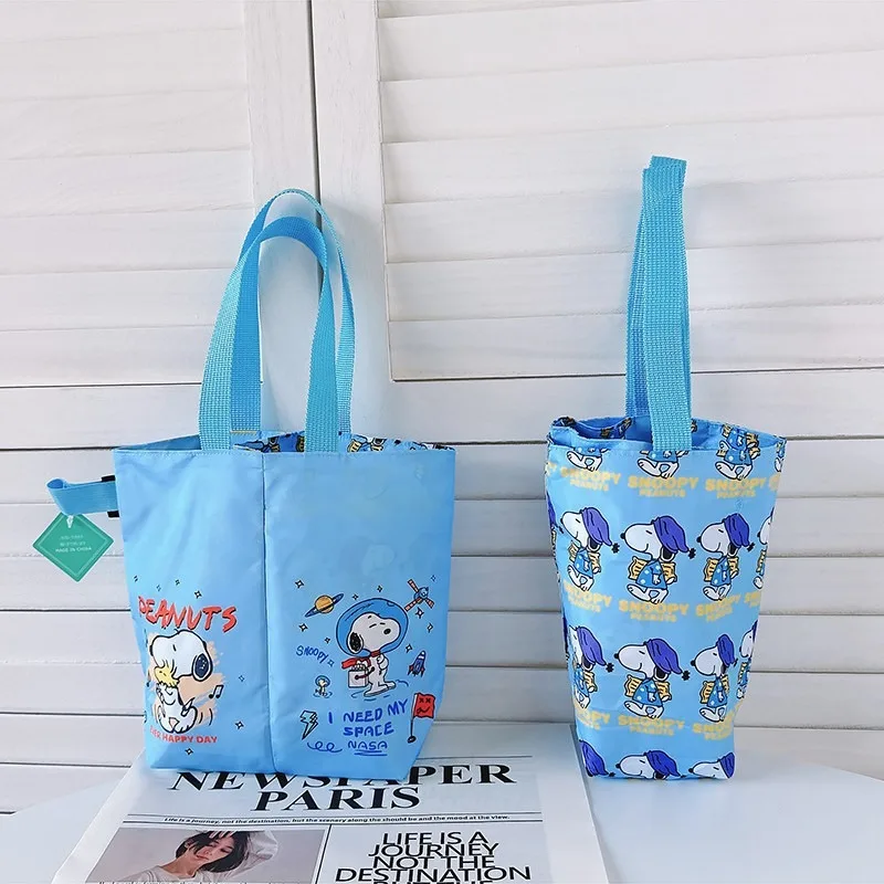 Coffee Tea With Milk - Snoopys New Cartoon Reversible Cup Bag