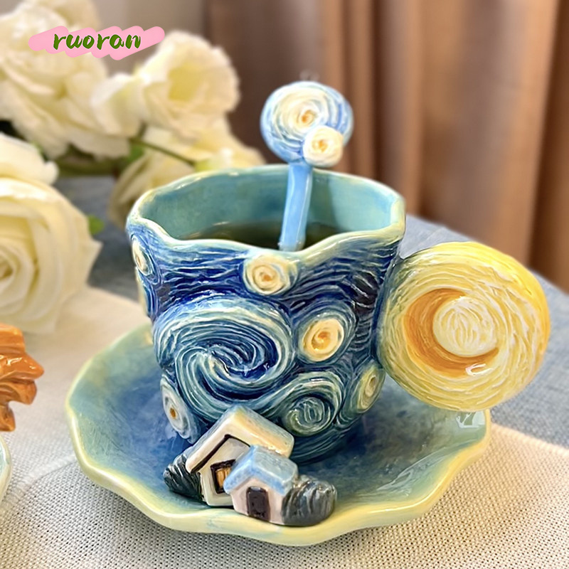 Van Gogh Starry Night Ceramic  – Coffee Tea Van Bewertung und Preis