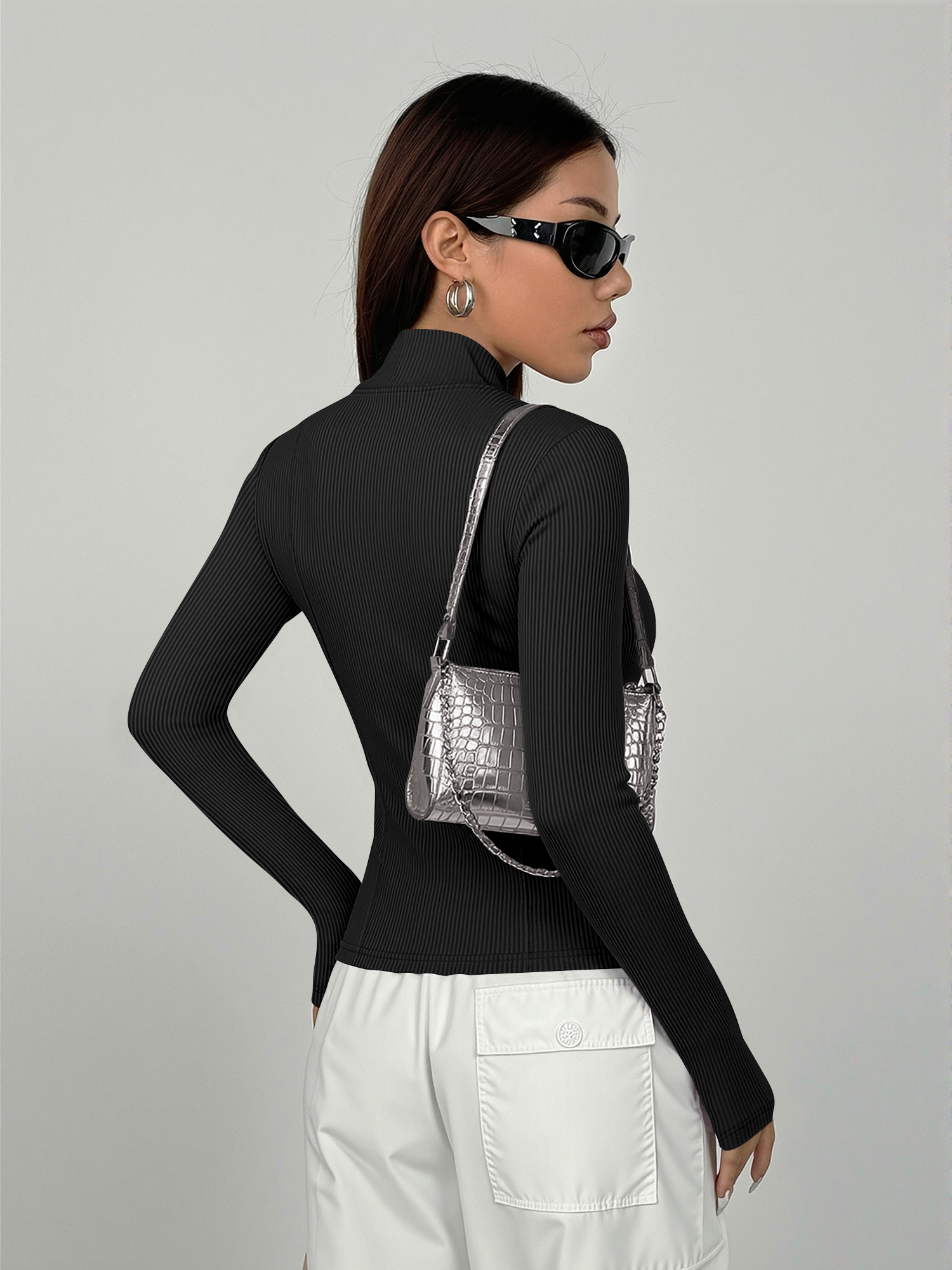 Everyday Ribbed High Neck Zip- – Coffee & Tea Maker Machine Bewertung und Preis