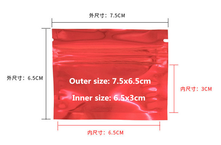 500PCS 7.5x6.5cm Small Flat Al – Coffee Tea In Chinese Bewertung und Preis