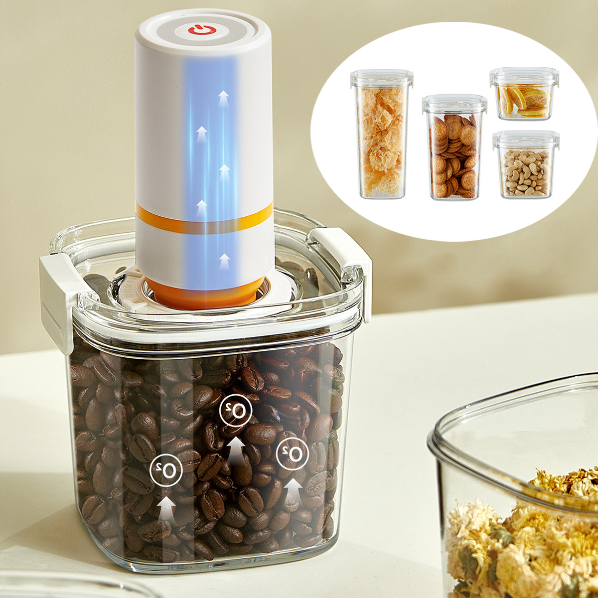 Vacuum Sealed Tank Coffee Bean – Coffee Tea Canister Set Bewertung und Preis