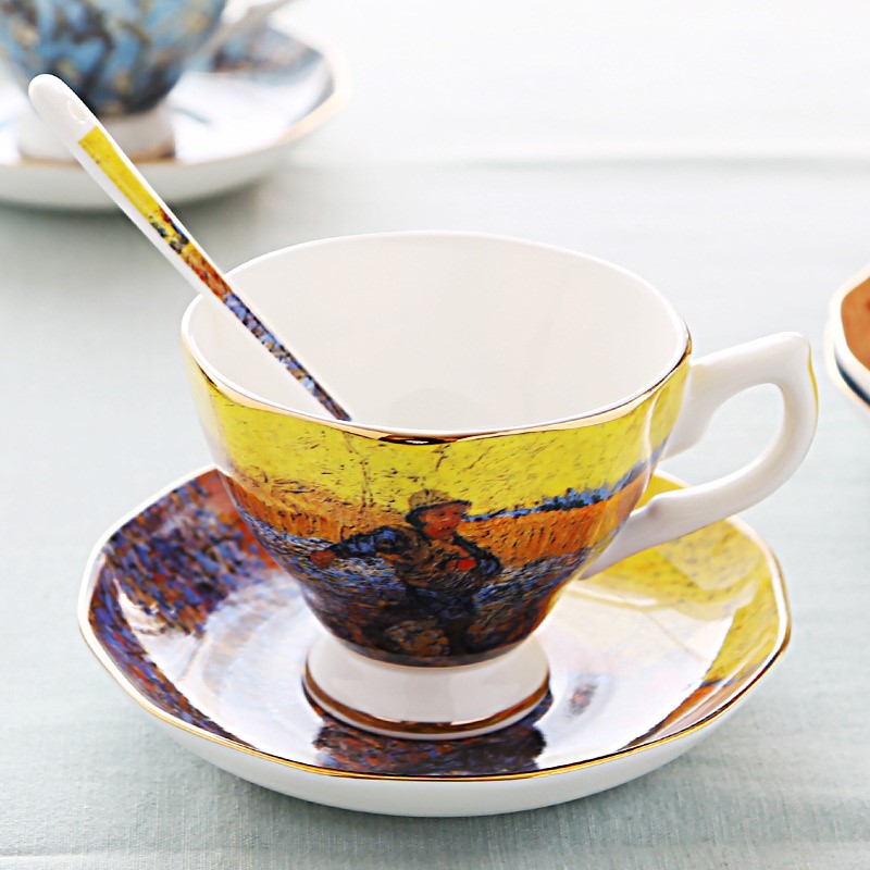 Van Gogh Art Painting Coffee M – Coffee Tea Van Bewertung und Preis