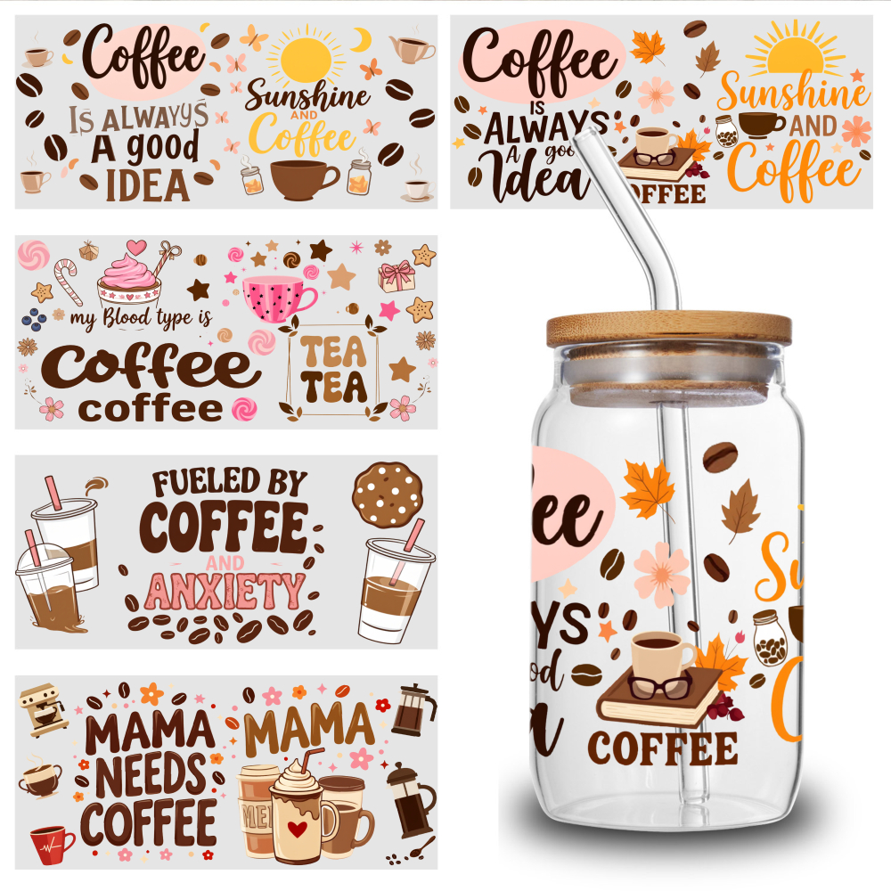 5 Sheets Coffee Sunshine Leave – Wallpaper Coffee And Tea Bewertung und Preis
