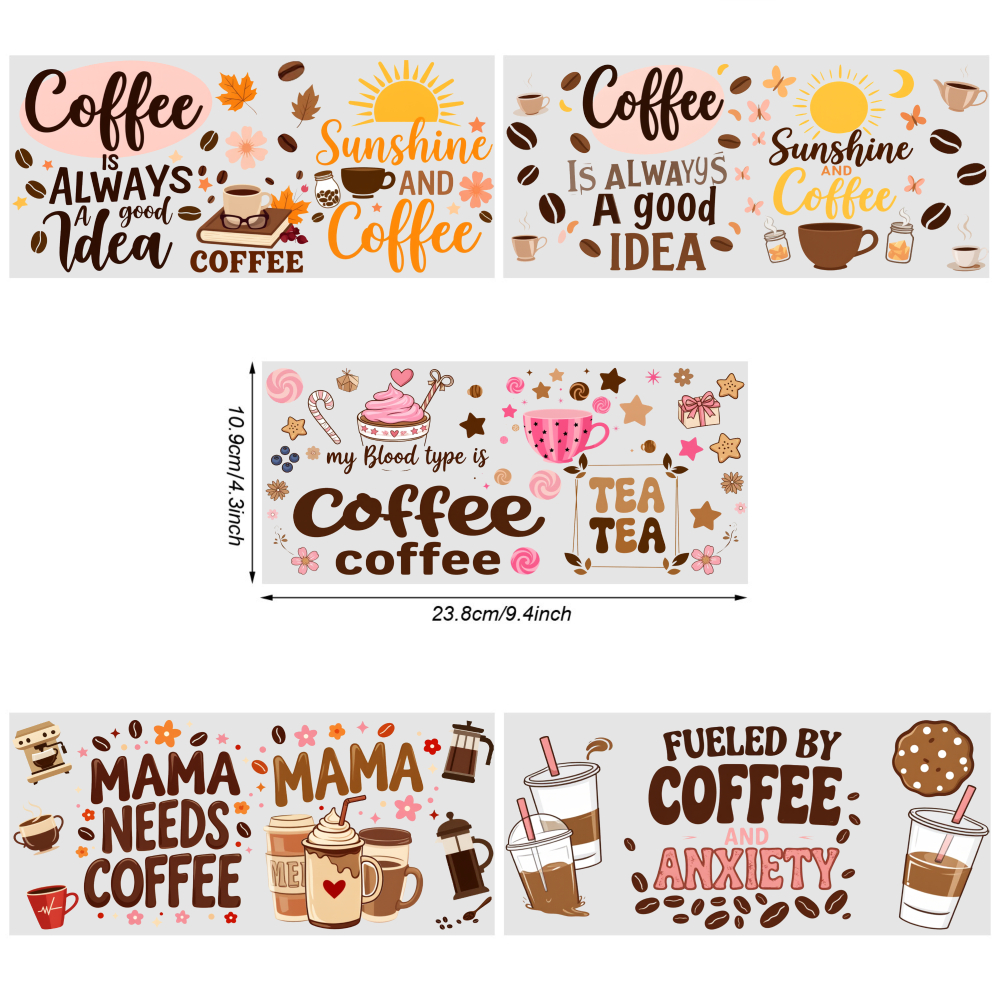 5 Sheets Coffee Sunshine Leave – Wallpaper Coffee And Tea Bewertung und Preis