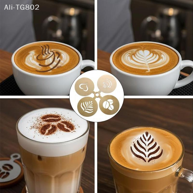 Neosfg 4Pcs/Set Stainless Stee – Coffee Stencil Art Bewertung und Preis