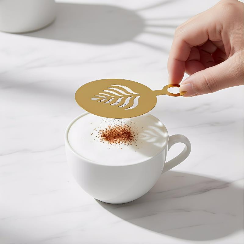 4Pcs Stainless Steel Coffee St – Coffee Stencil Art Bewertung und Preis