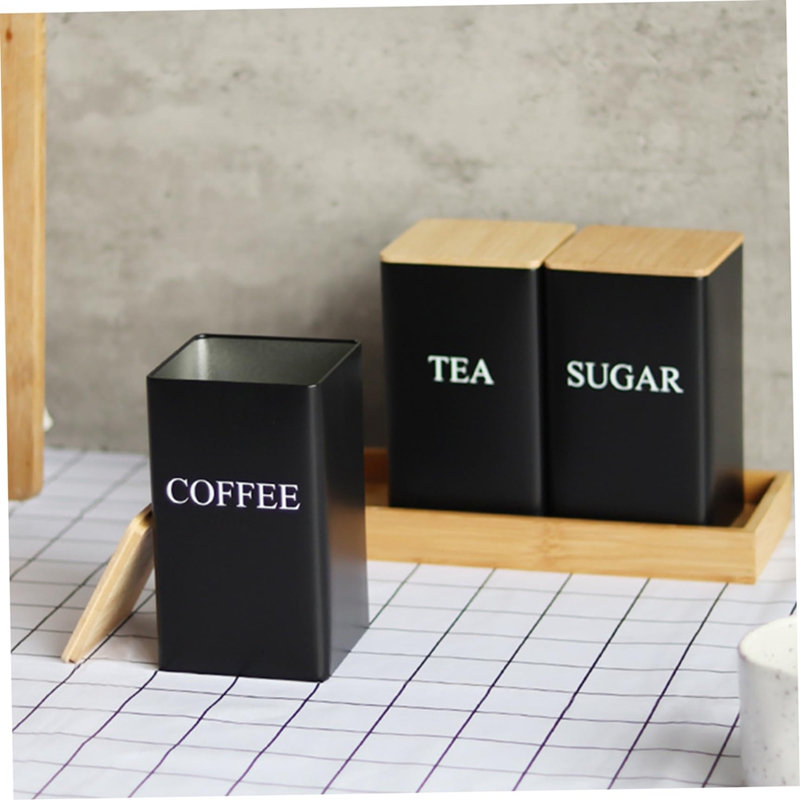 3PCS Set Tea Coffee Sugar Cani – Coffee Tea Canister Set Bewertung und Preis