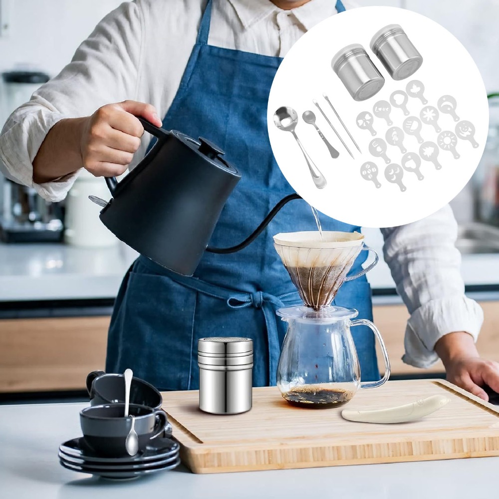 Stainless Steel Latte Art Pen  – Coffee Stencil Art Bewertung und Preis