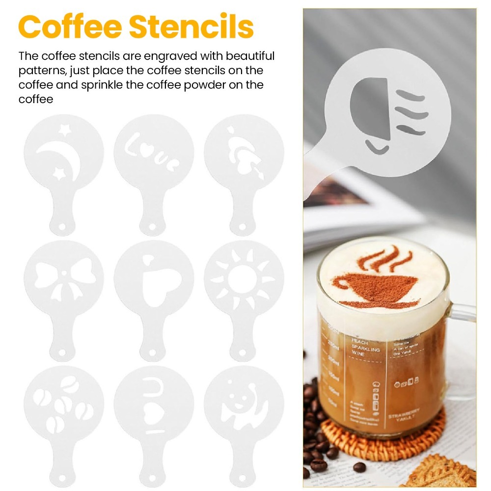 Stainless Steel Latte Art Pen  – Coffee Stencil Art Bewertung und Preis