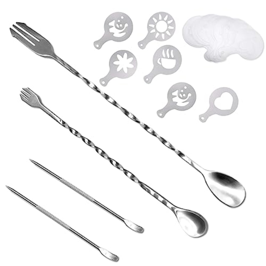 36 Pcs Coffee Art Maker Set, 3 – Coffee Stencil Art Bewertung und Preis