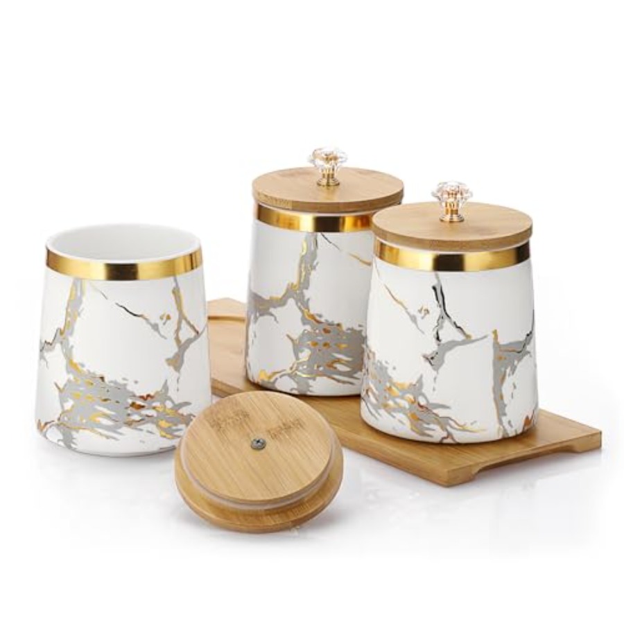 Set of 3 Canisters Set for Sug – Coffee Tea Canister Set Bewertung und Preis