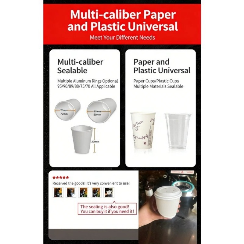 Automatic Plastic Cup Sealing  – Coffee Tea With Milk Bewertung und Preis
