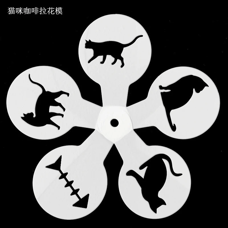 5Pcs DIY Coffee Latte Art Sten – Coffee Stencil Art Bewertung und Preis