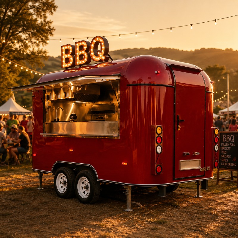 Food Truck Trailer Street Cate – Coffee Tea Van Bewertung und Preis