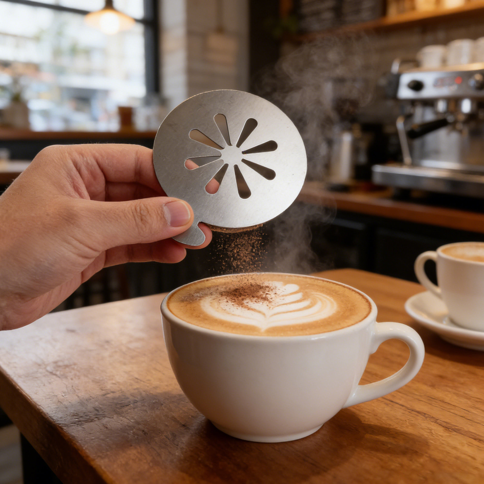 3Pcs Stainless Steel Latte Art – Coffee Stencil Art Bewertung und Preis