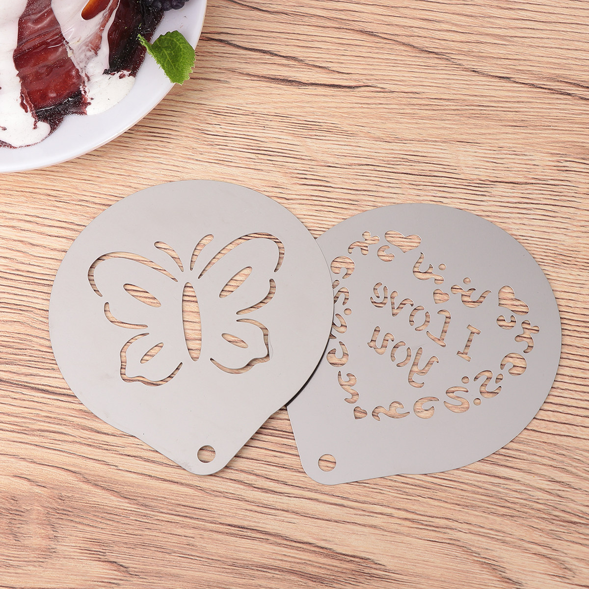 1Set Coffee Stencils Stainless – Coffee Stencil Art Bewertung und Preis