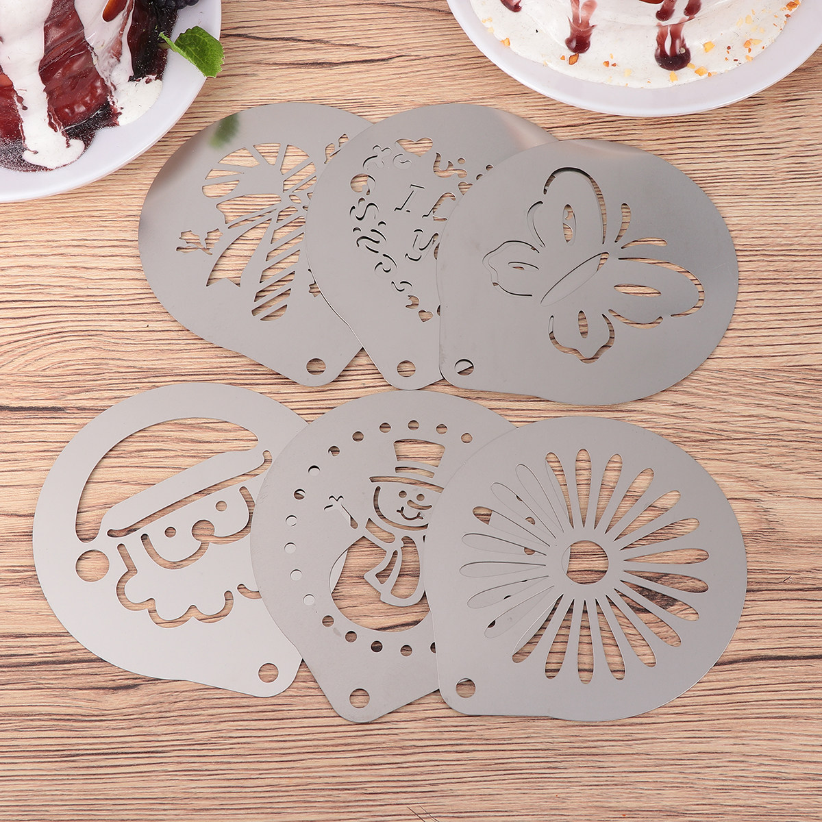 1Set Coffee Stencils Stainless – Coffee Stencil Art Bewertung und Preis