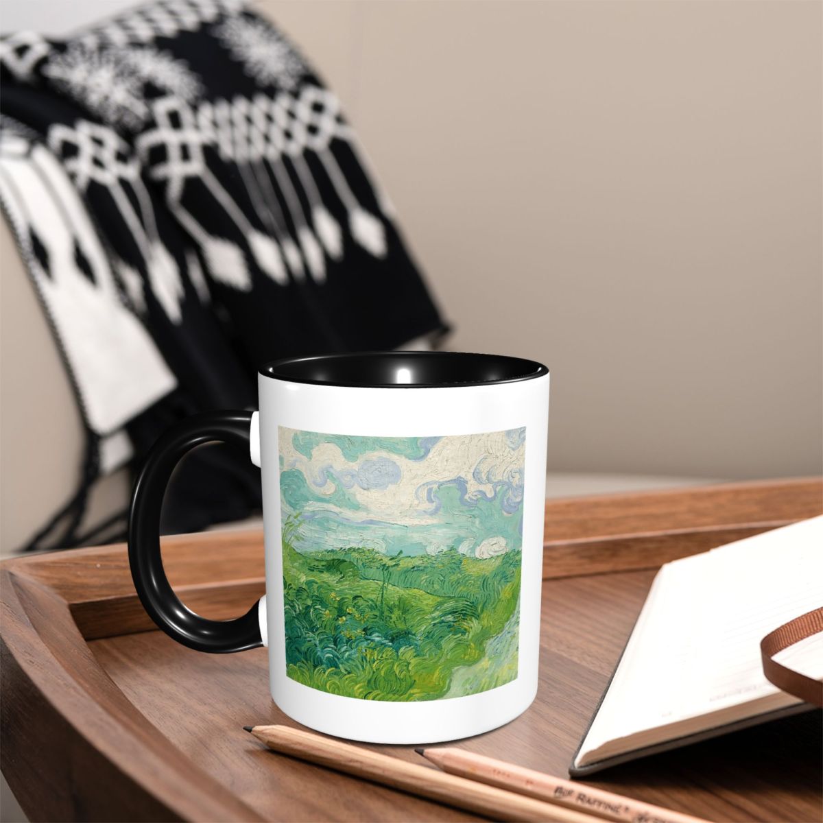 Green Wheat Fields, Auvers, Vi – Coffee Tea Van Bewertung und Preis