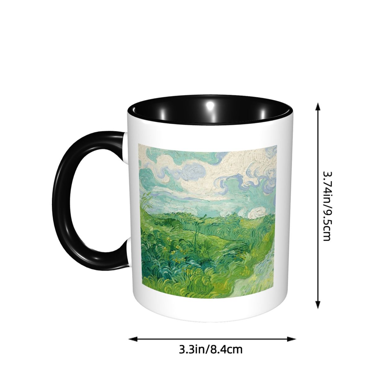 Green Wheat Fields, Auvers, Vi – Coffee Tea Van Bewertung und Preis