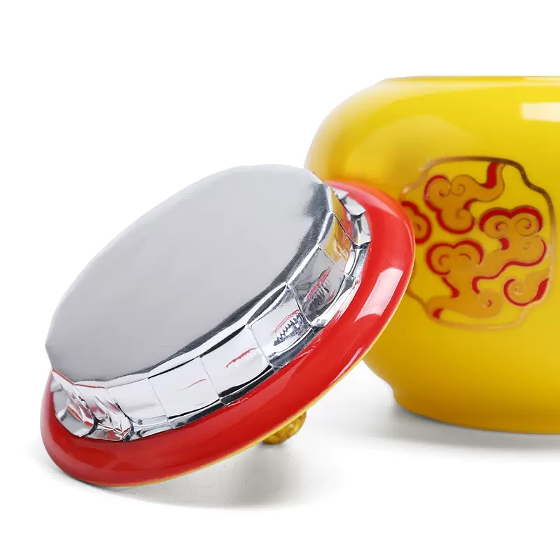 Chinese-style Yellow Ceramic P – Coffee Tea In Chinese Bewertung und Preis