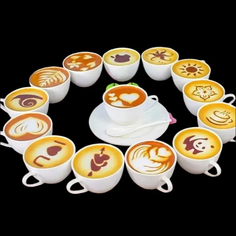 16Pcs/Set Coffee Mold Latte Ca – Coffee Stencil Art Bewertung und Preis