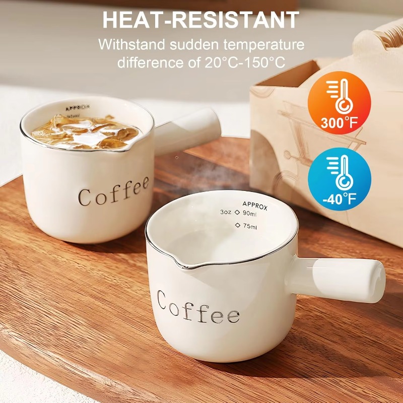 Mini Ceramic Coffee Cup with H – Coffee Tea With Milk Bewertung und Preis