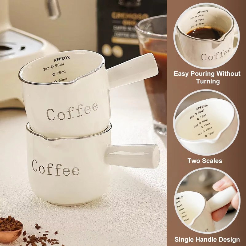 Mini Ceramic Coffee Cup with H – Coffee Tea With Milk Bewertung und Preis