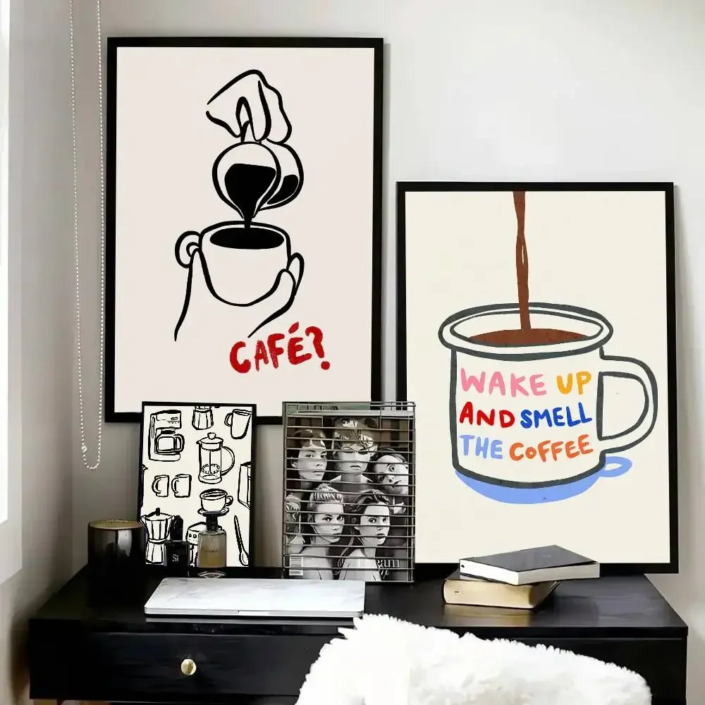Aesthetic Retro Kitchen Anothe – Wallpaper Coffee And Tea Bewertung und Preis
