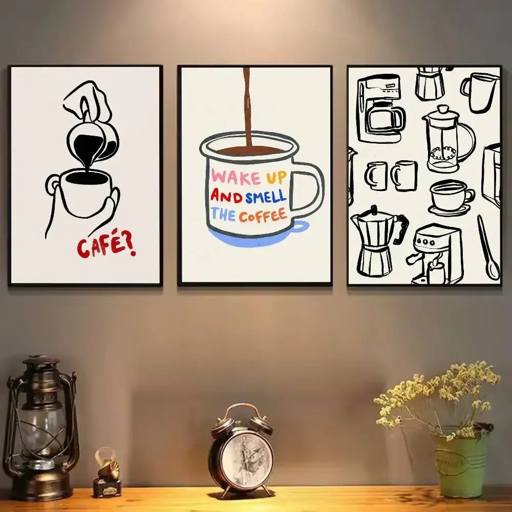 Aesthetic Retro Kitchen Anothe – Wallpaper Coffee And Tea Bewertung und Preis