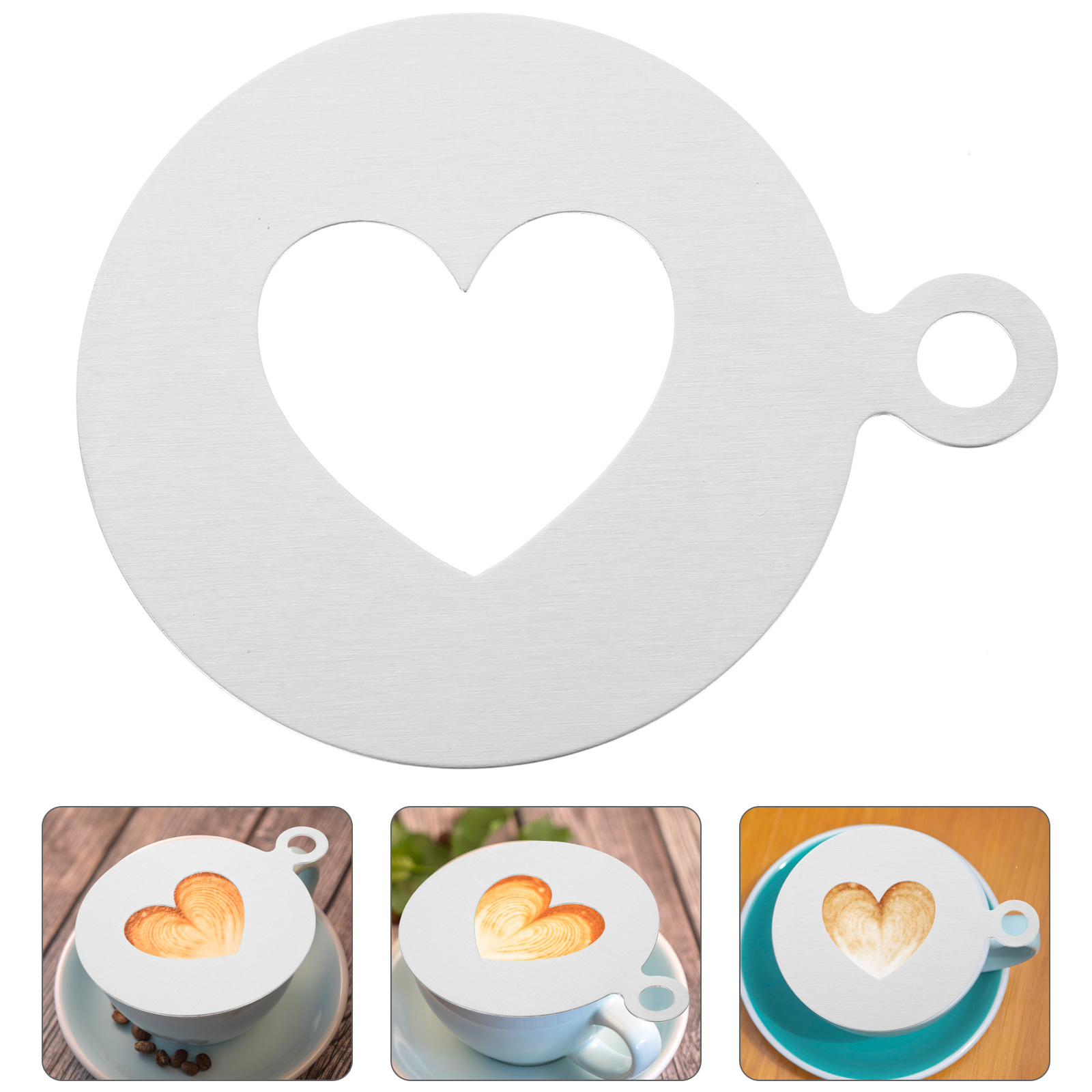 Heart Shape Coffee Stencils 30 – Coffee Stencil Art Bewertung und Preis