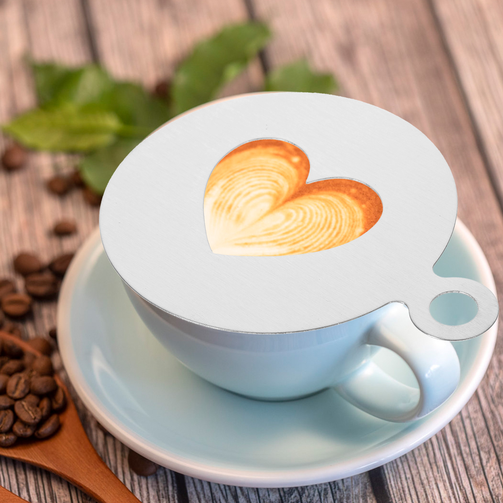 Heart Shape Coffee Stencils 30 – Coffee Stencil Art Bewertung und Preis