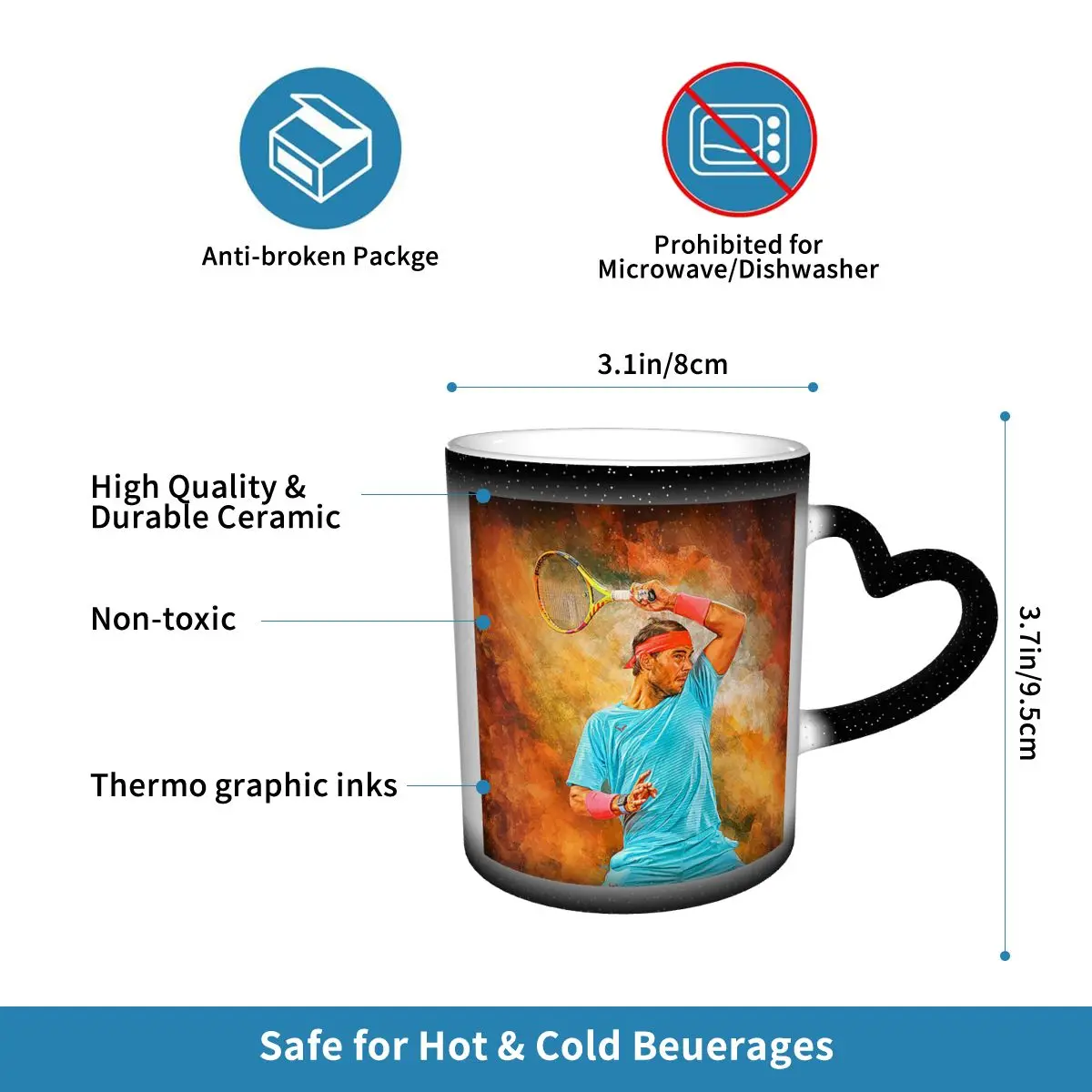Wallpaper Rafael Nadal Mug Fun – Wallpaper Coffee And Tea Bewertung und Preis