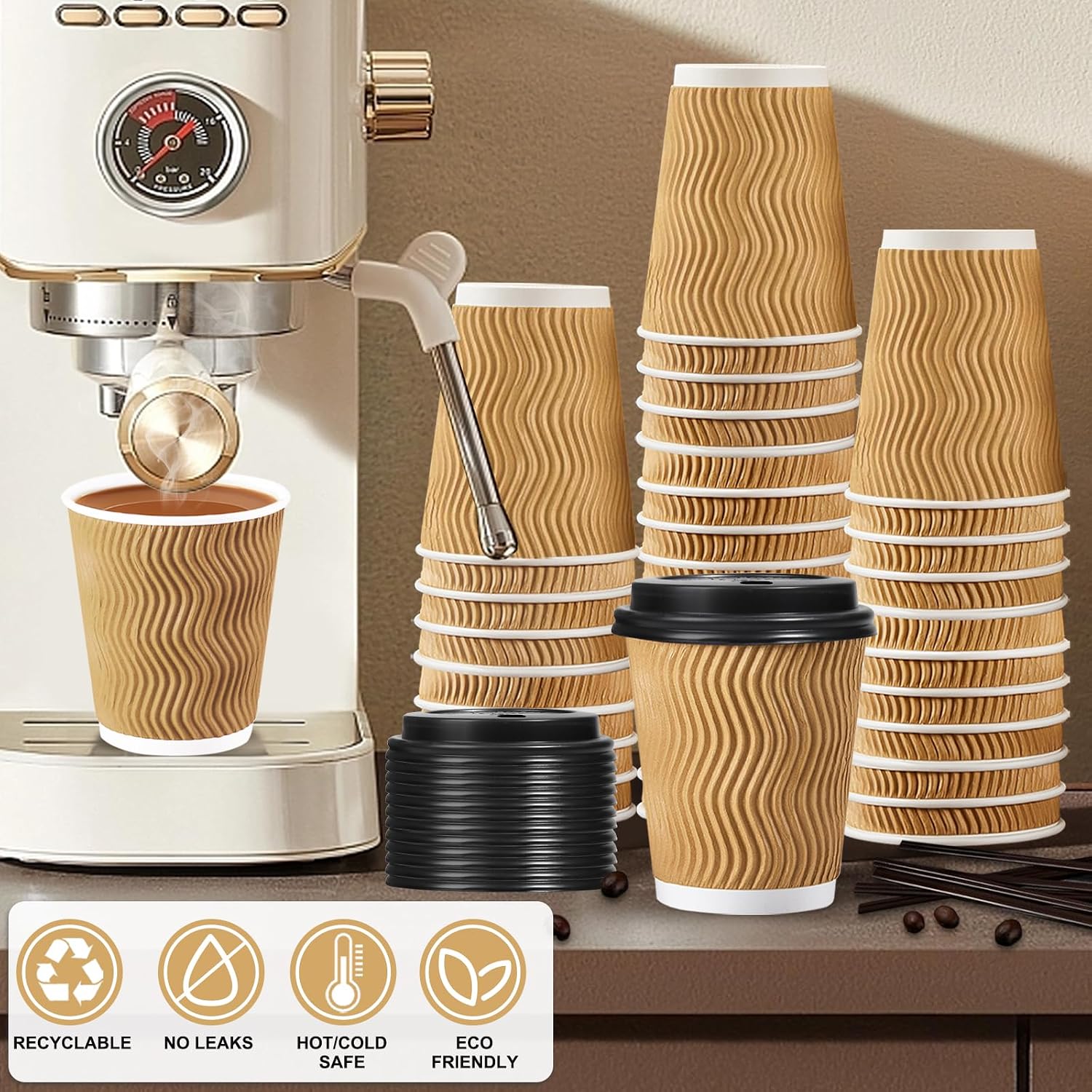12 oz Coffee Cups 90 Pack Disp – Wallpaper Coffee And Tea Bewertung und Preis