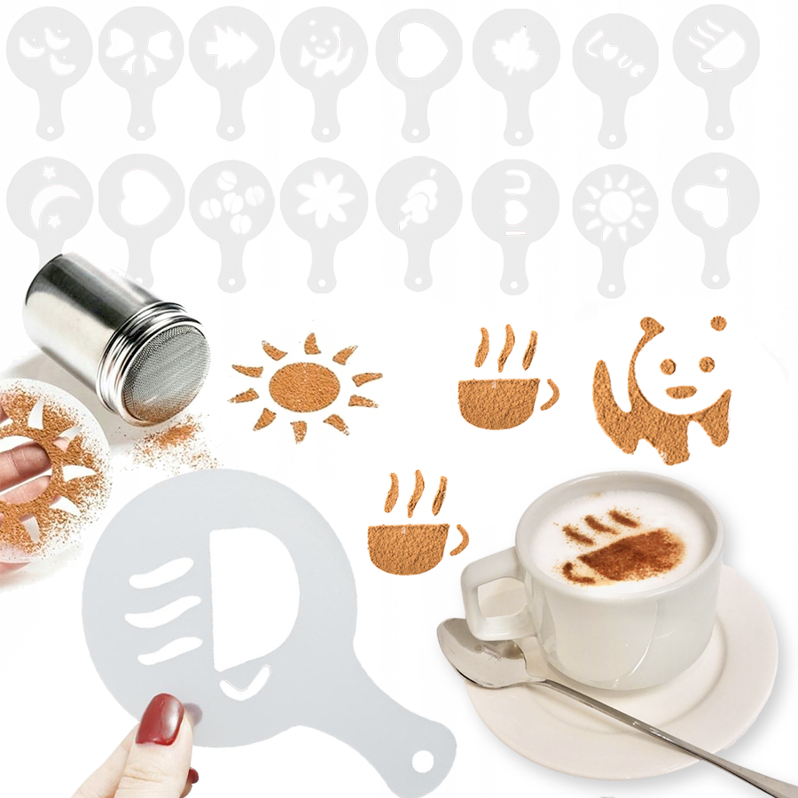 16pcs Coffee Latte Art Stencil – Coffee Stencil Art Bewertung und Preis