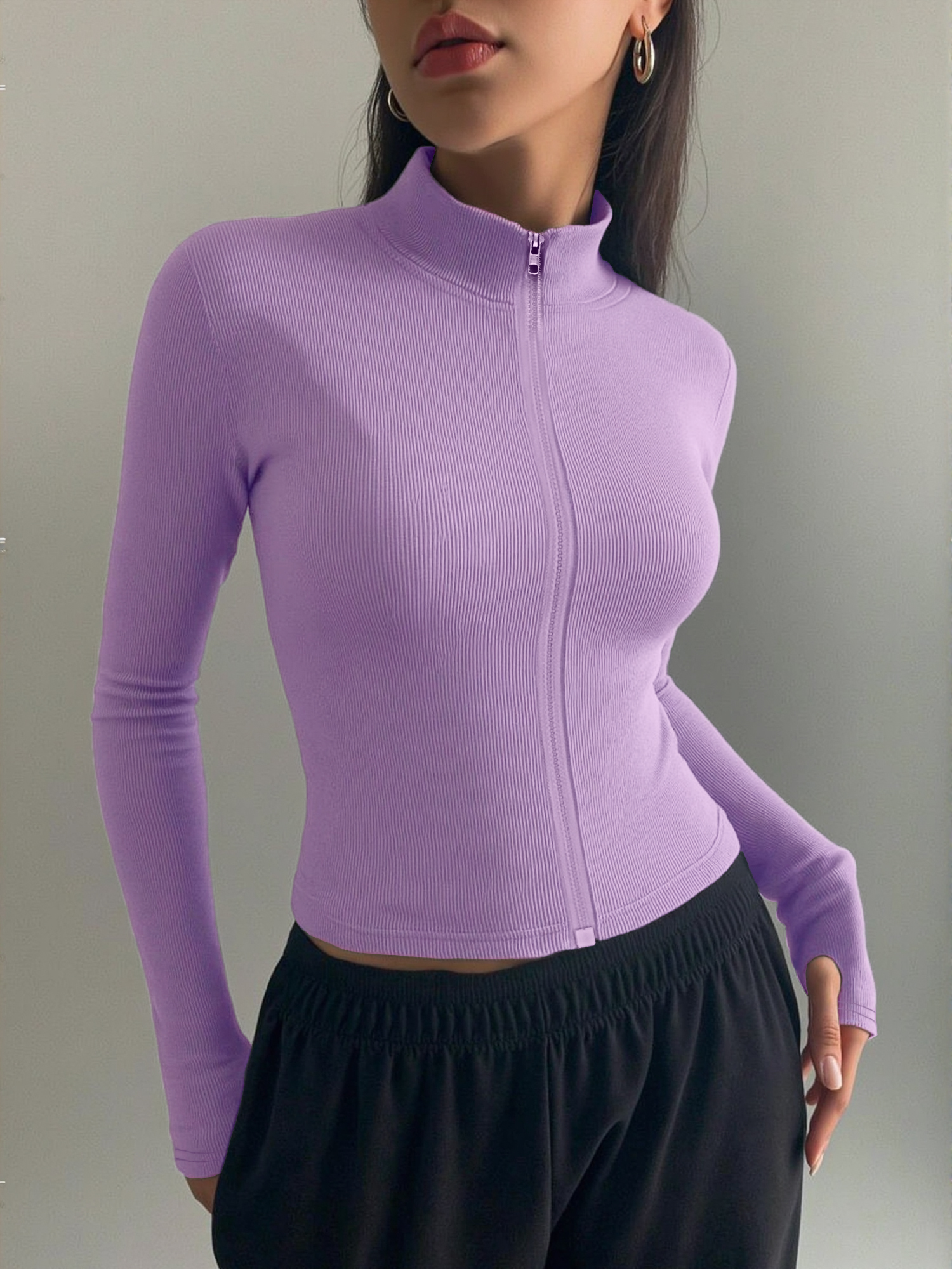 Casual Ribbed High Neck Zip-Up – Coffee & Tea Maker Machine Bewertung und Preis