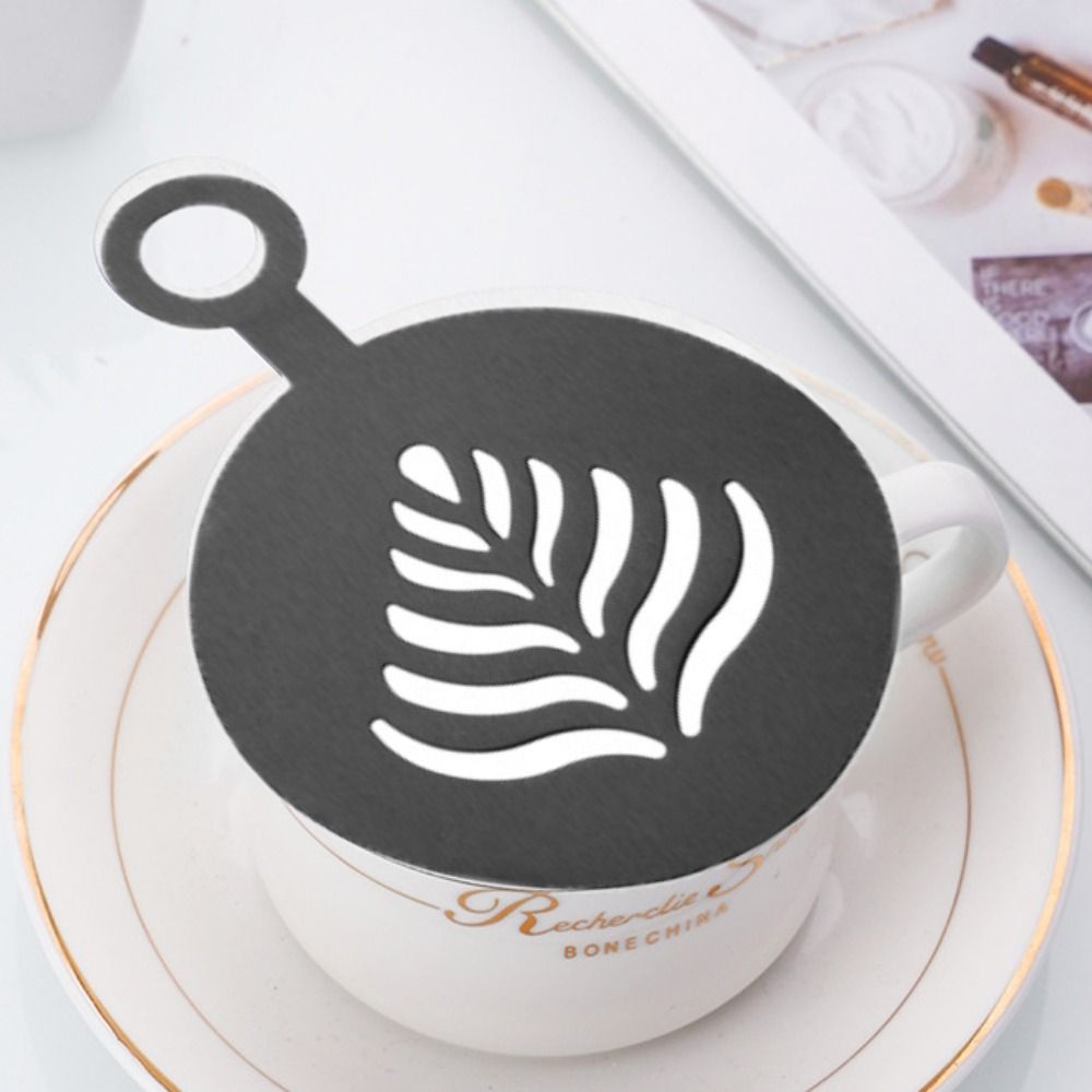 4pcs Stainless Steel Latte Cof – Coffee Stencil Art Bewertung und Preis