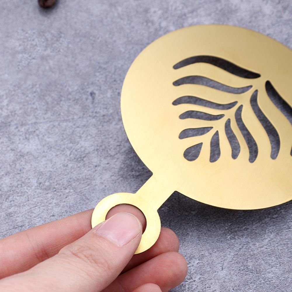 4pcs Stainless Steel Latte Cof – Coffee Stencil Art Bewertung und Preis