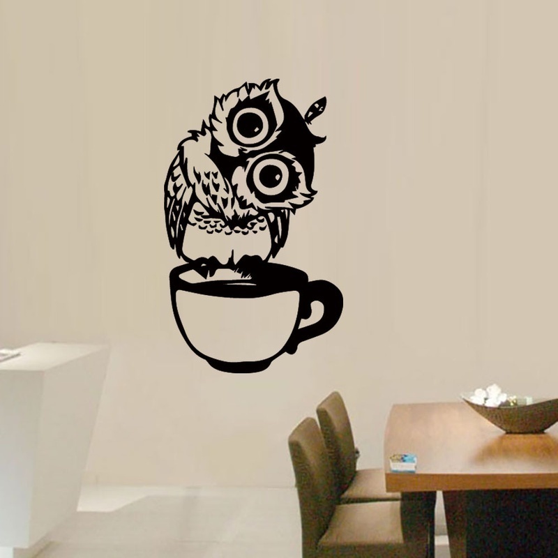 Funny Cartoon Owl Cup Of Tea C – Wallpaper Coffee And Tea Bewertung und Preis