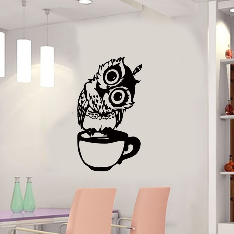 Funny Cartoon Owl Cup Of Tea C – Wallpaper Coffee And Tea Bewertung und Preis