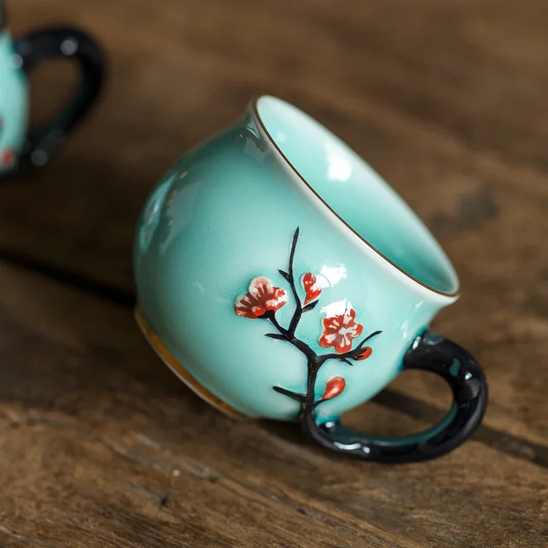 Chinese Handmade Plum Pattern  – Coffee Tea In Chinese Bewertung und Preis