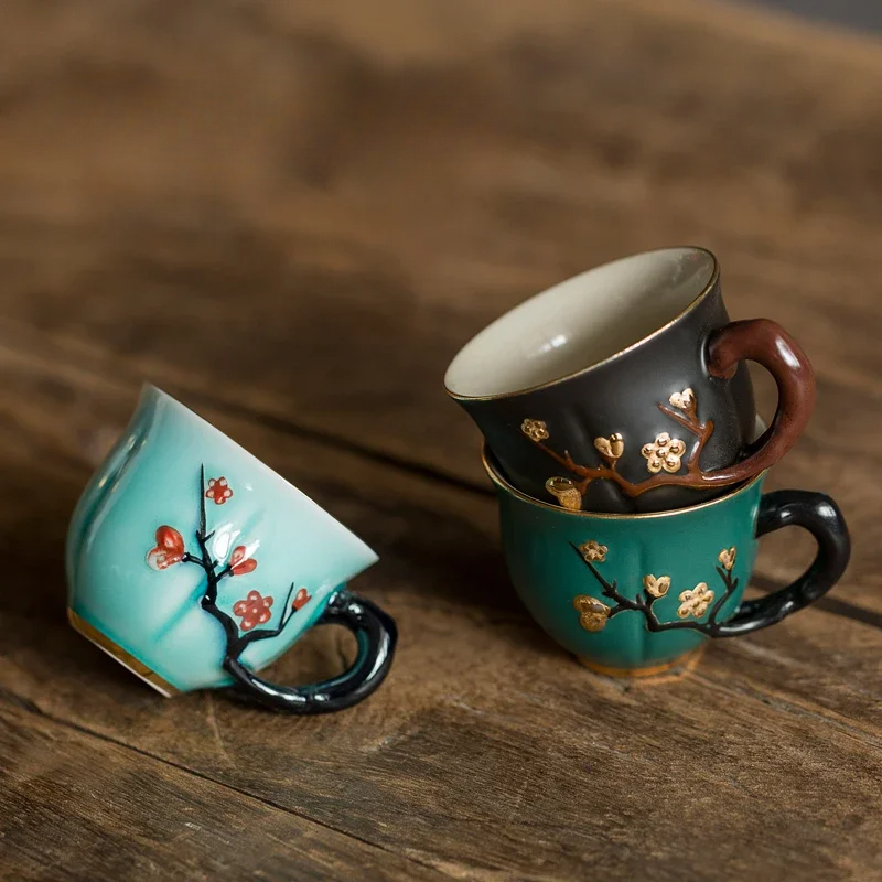 Chinese Handmade Plum Pattern  – Coffee Tea In Chinese Bewertung und Preis