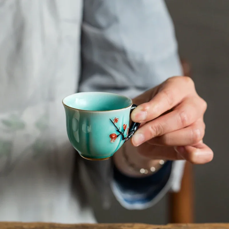 Chinese Handmade Plum Pattern  – Coffee Tea In Chinese Bewertung und Preis