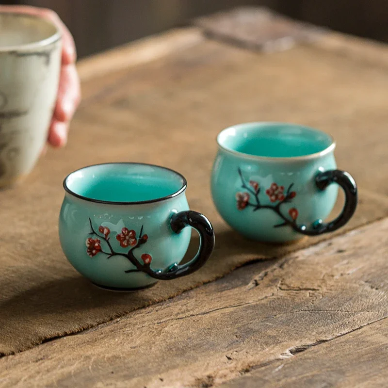 Chinese Handmade Plum Pattern  – Coffee Tea In Chinese Bewertung und Preis