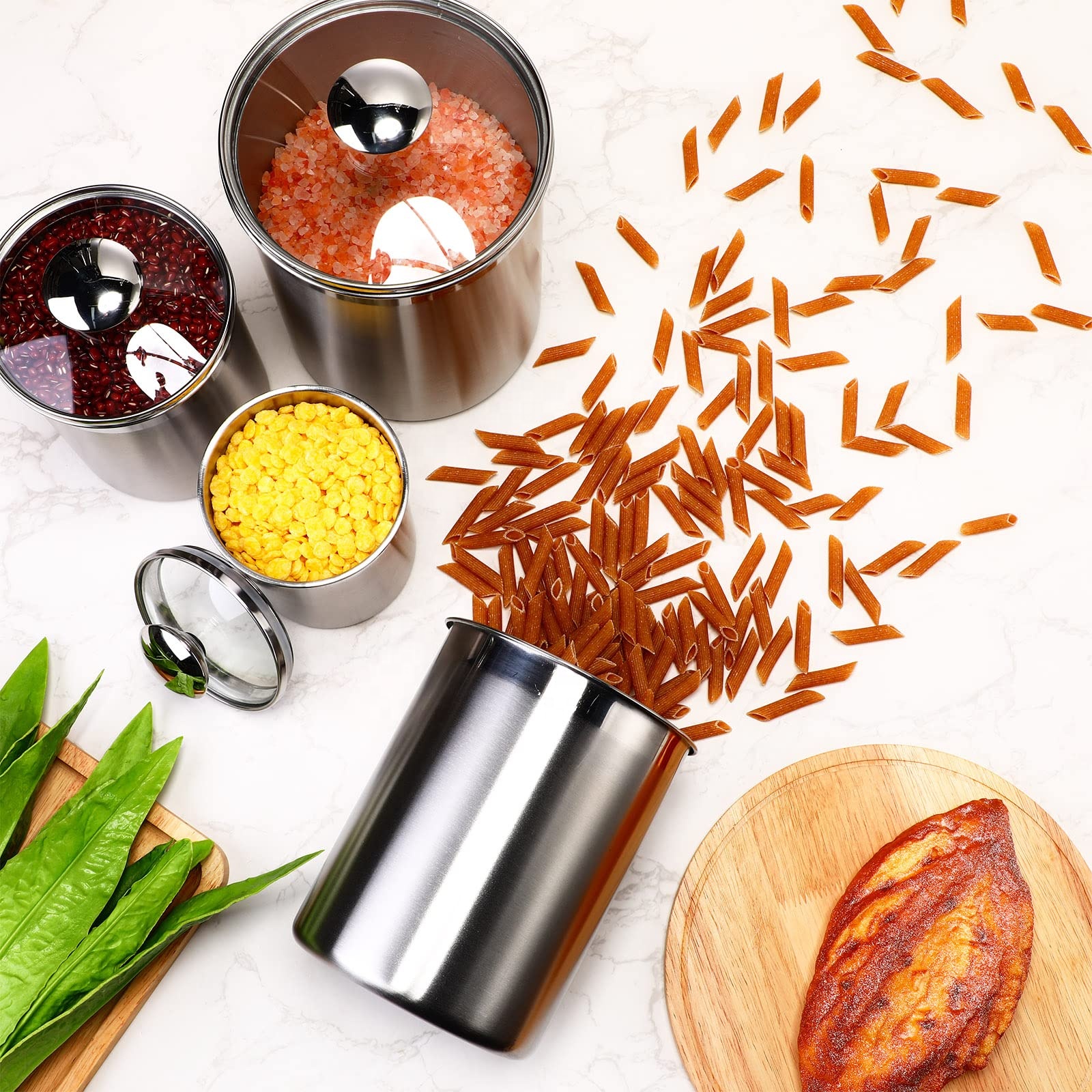 Food Storage Containers Tea Co – Coffee Tea Canister Set Bewertung und Preis