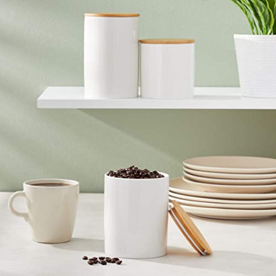 Ceramic Canisters - Coffee Can – Coffee Tea Canister Set Bewertung und Preis