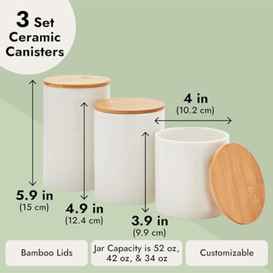Ceramic Canisters - Coffee Can – Coffee Tea Canister Set Bewertung und Preis