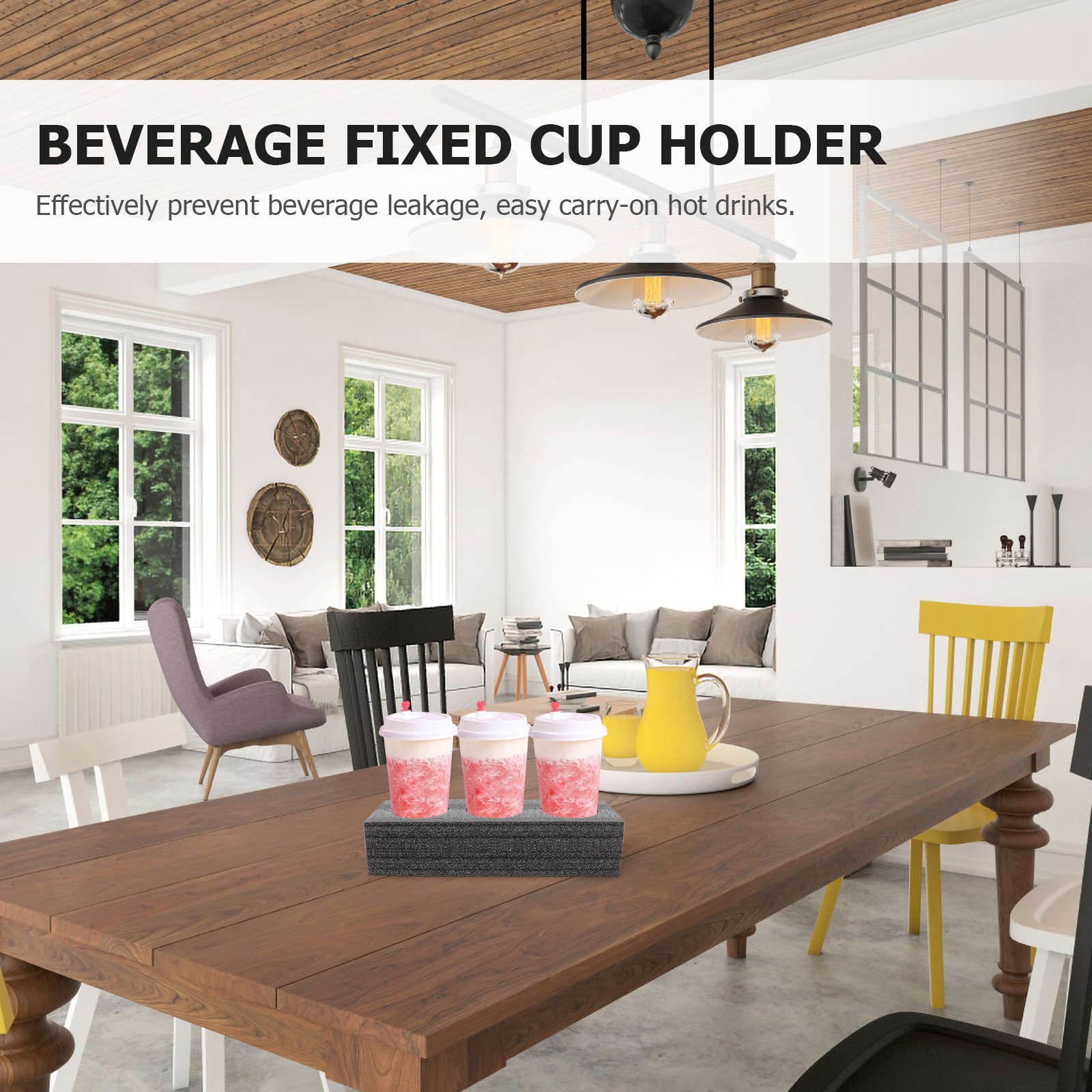 2Pcs Convenient Cup Tray 3-Slo – Coffee Tea With Milk Bewertung und Preis