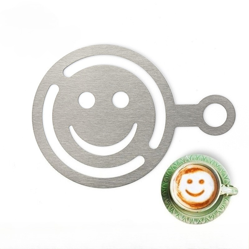 Stainless steel latte art sten – Coffee Stencil Art Bewertung und Preis