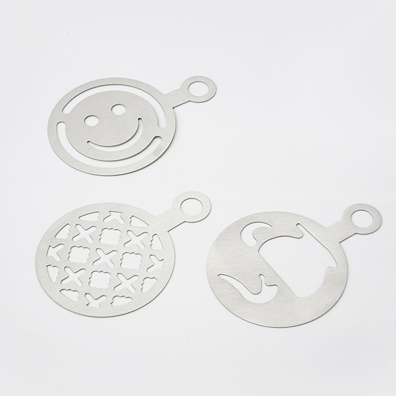 Stainless steel latte art sten – Coffee Stencil Art Bewertung und Preis